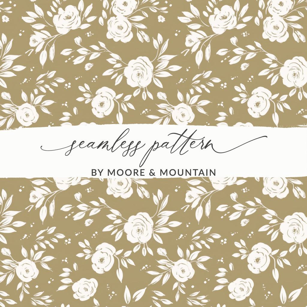 Floral Seamless Pattern by Moore & Mountain Design
