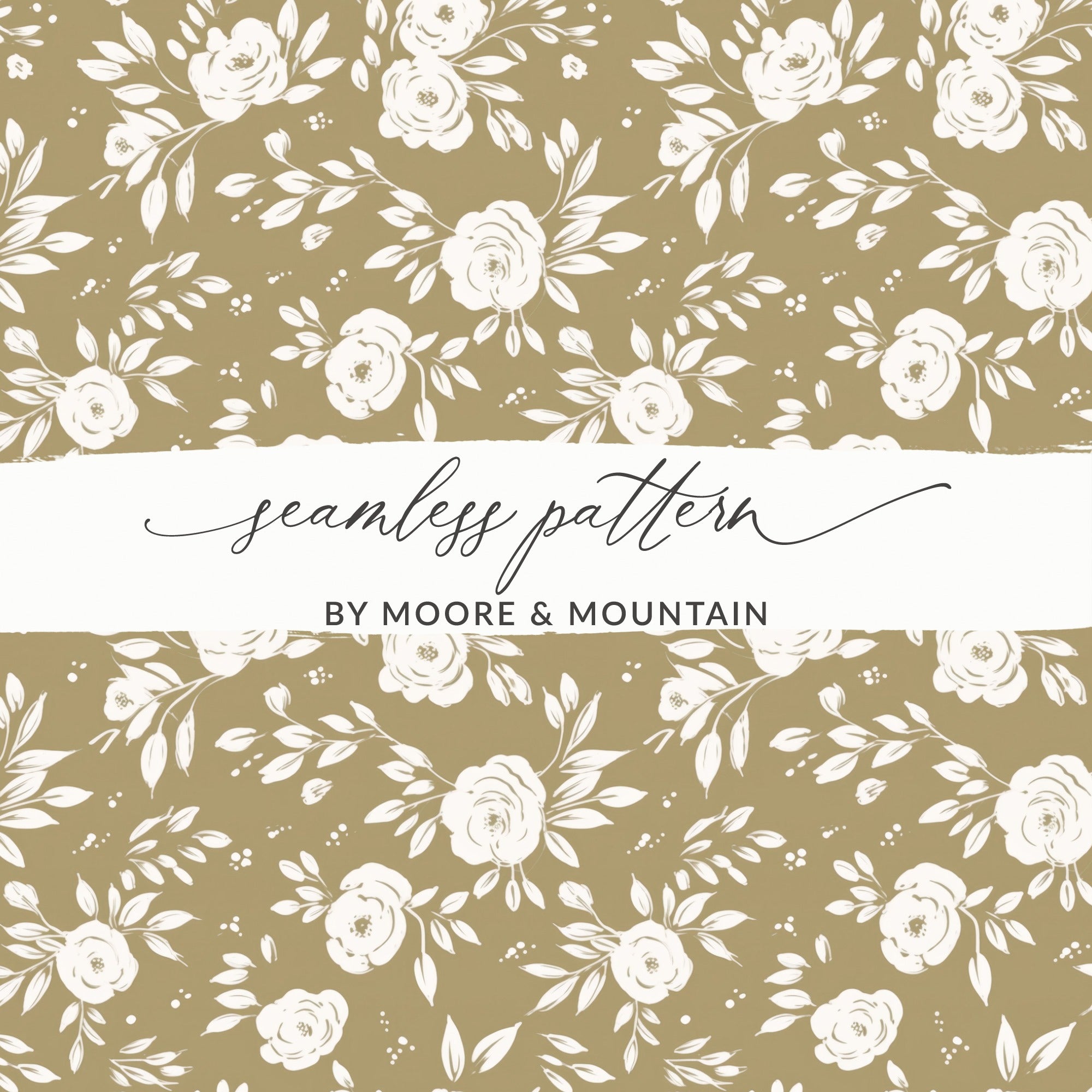 Floral Seamless Pattern by Moore & Mountain Design