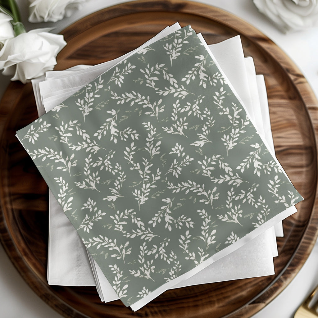 Elegant Green Floral Pattern Design Decorative product
