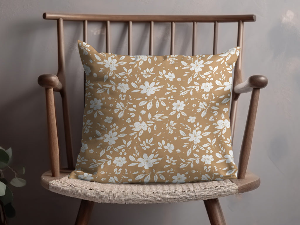 Flower Pattern Decorative Cushion for Home Decor