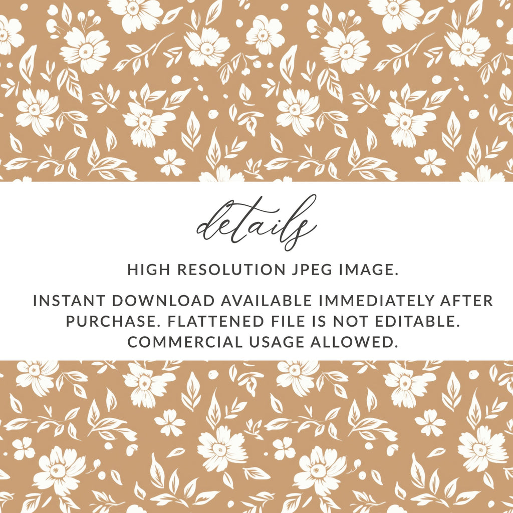 High Resolution Floral Pattern Instant Download Image