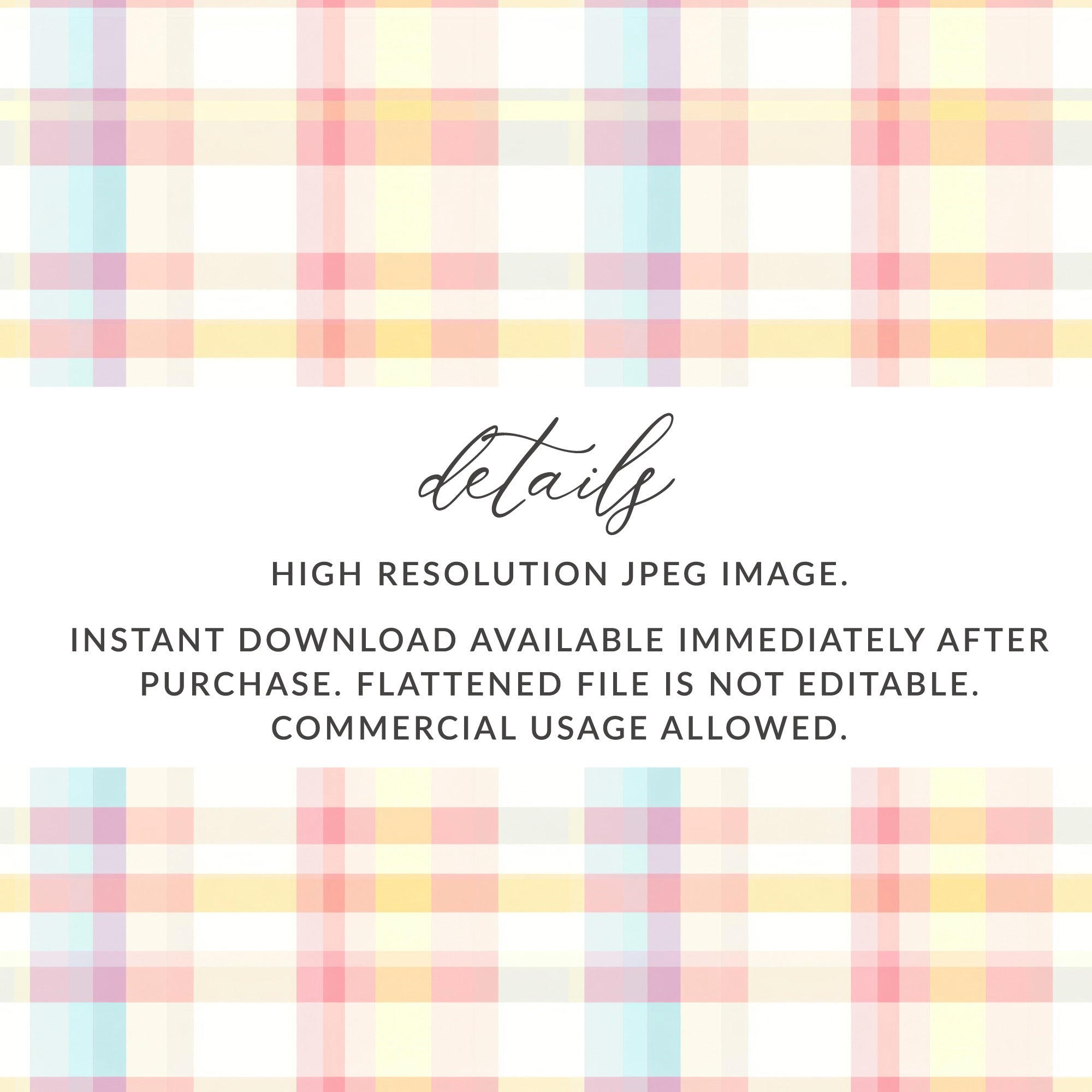 High Resolution JPEG Image Instant Download Product