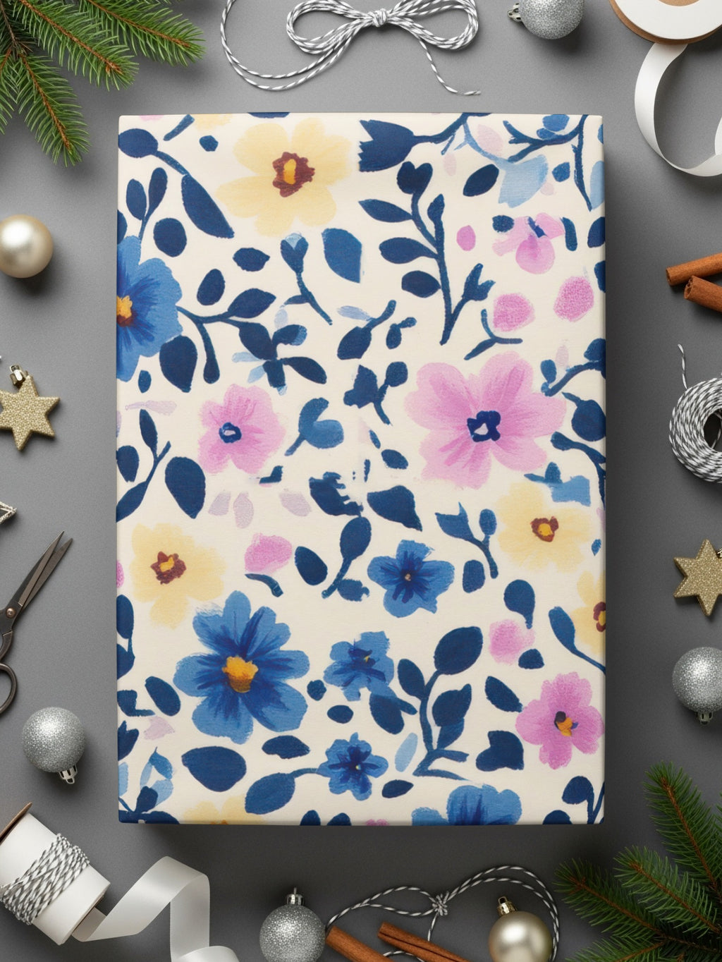 Colorful Floral Design Gift Wrap for All Occasions