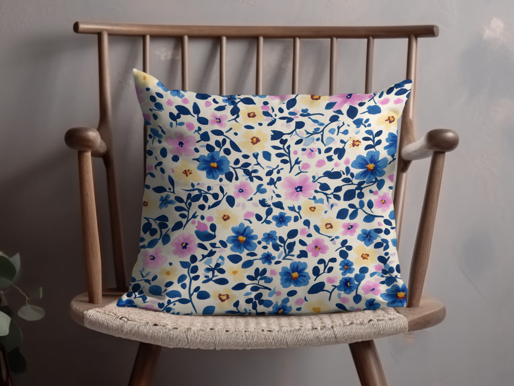Colorful Floral Pattern Decorative Pillow Product