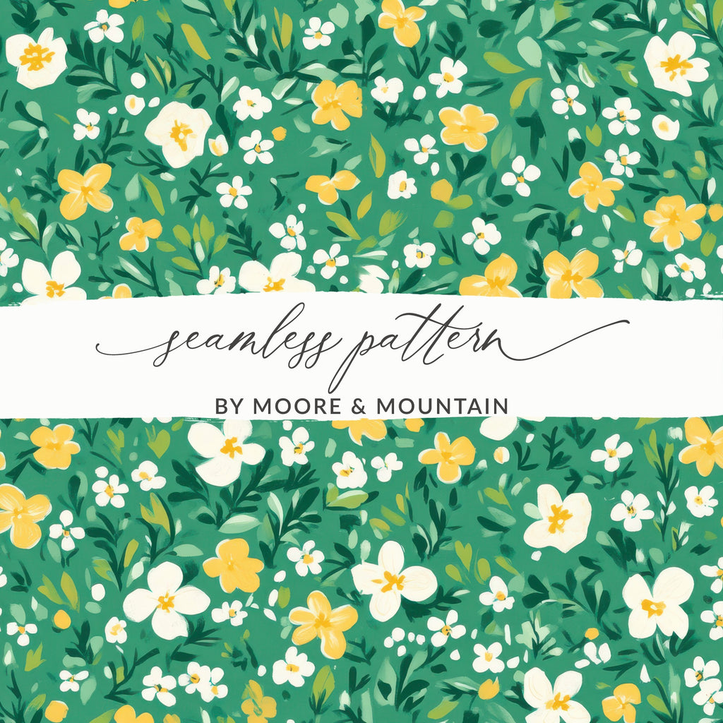 Seamless Floral Pattern by Moore and Mountain Design