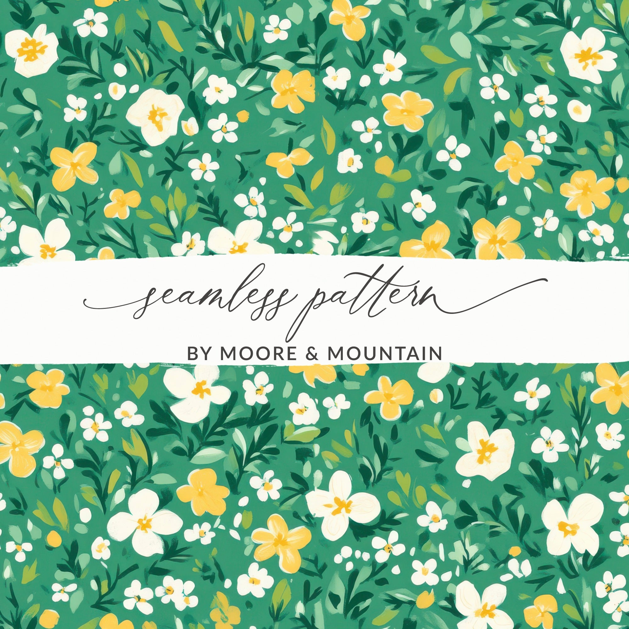 Seamless Floral Pattern by Moore and Mountain Design