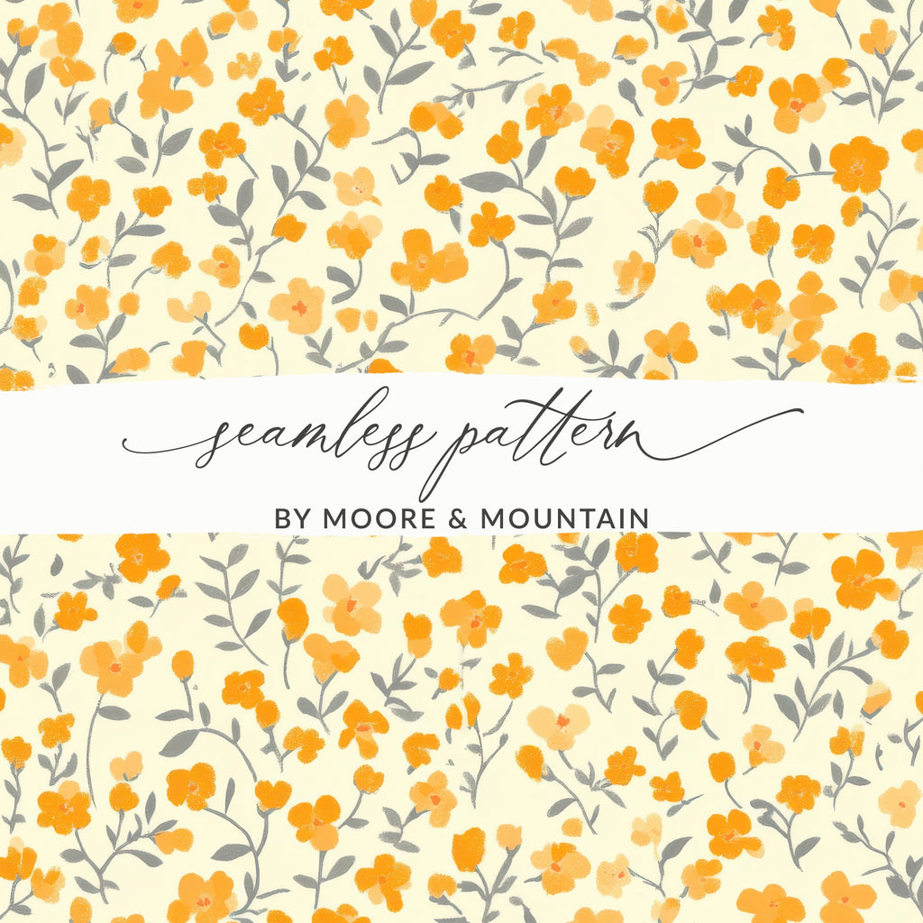 Floral Seamless Pattern by Moore & Mountain Design