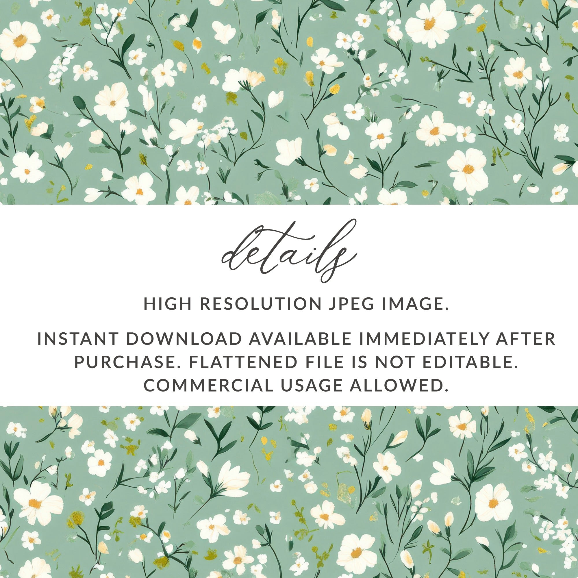 High Resolution Flowers and Leaves JPEG Image
