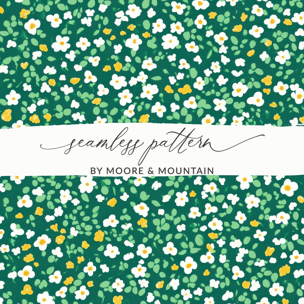 Vibrant Floral Seamless Pattern by Moore & Mountain