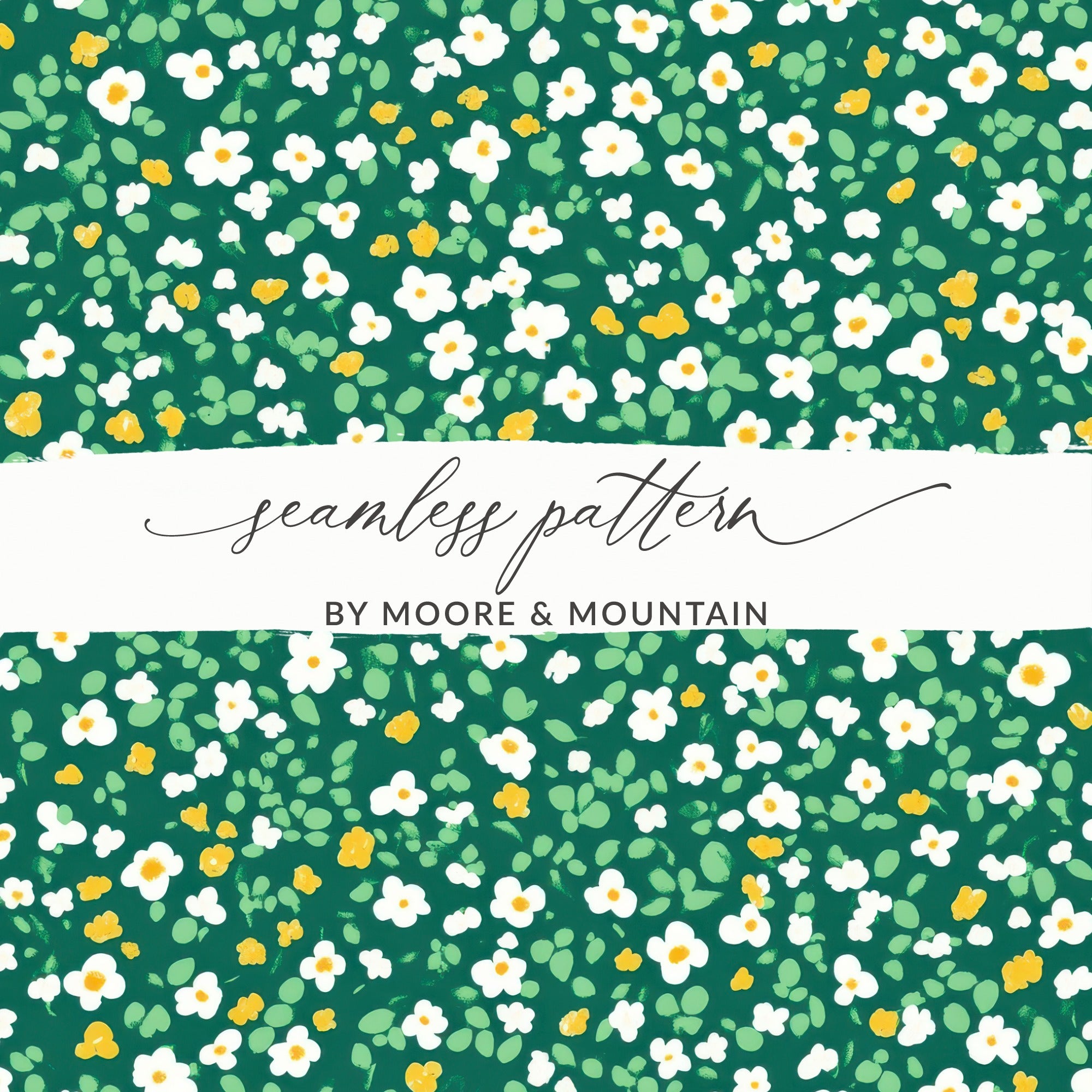 Vibrant Floral Seamless Pattern by Moore & Mountain