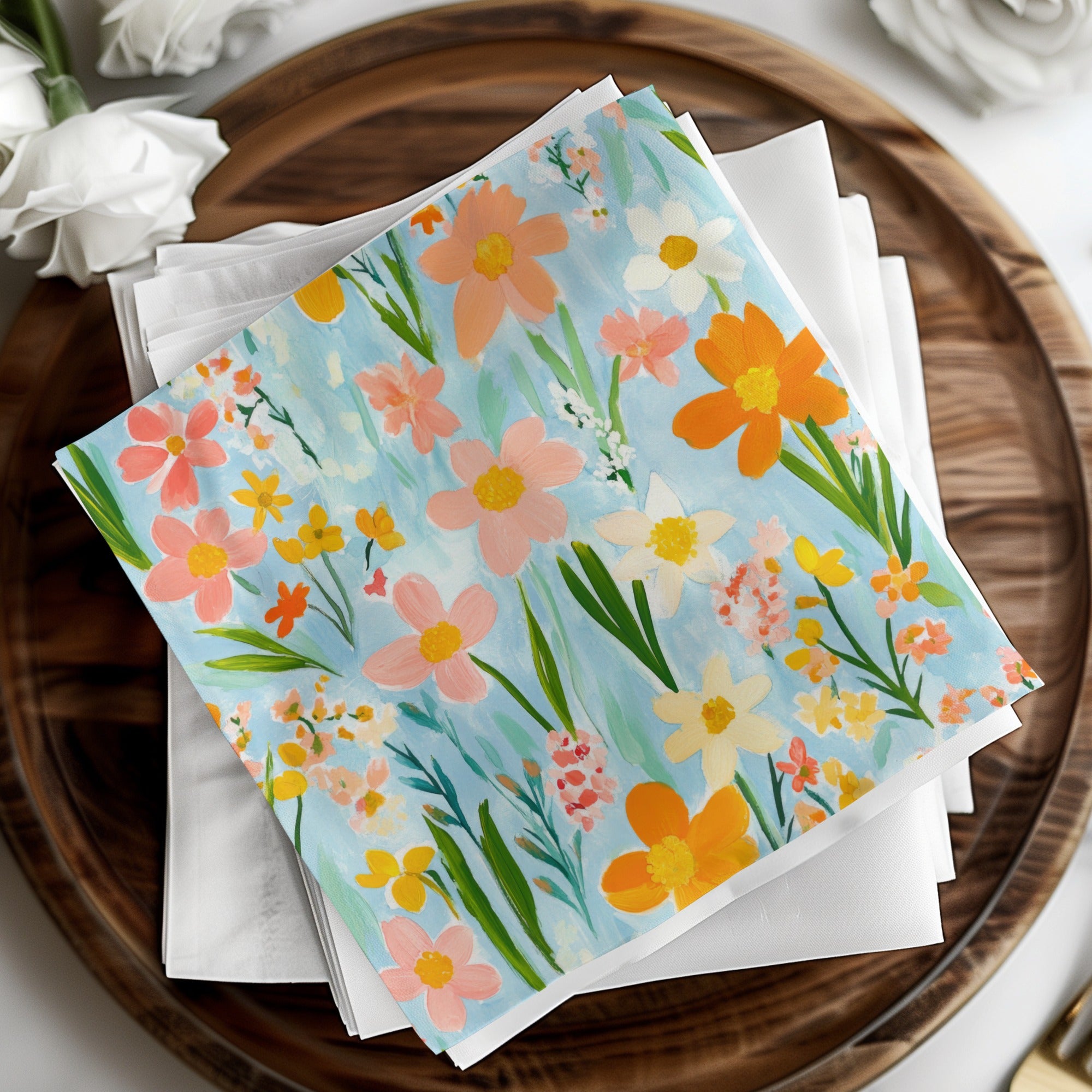 Colorful Floral Pattern Artistic Design Product