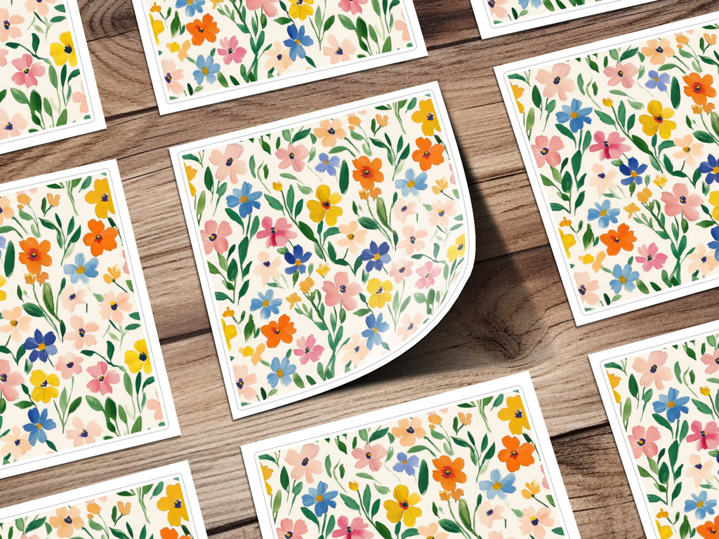 Vibrant Floral Printed Design Spring Season product