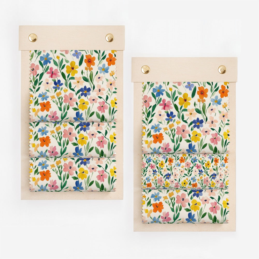Colorful Floral Patterned Fabric Sample Sheets Product