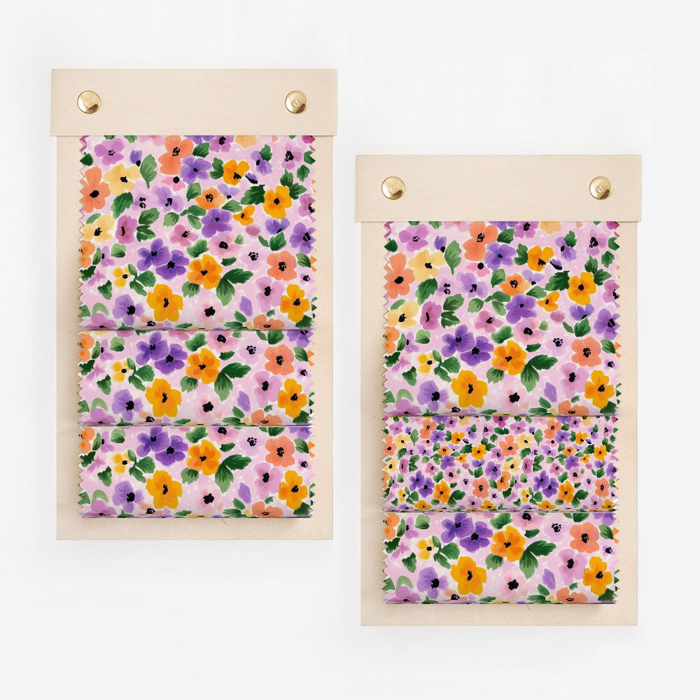 Vibrant Colorful Floral Art Design Wallpaper Sheets