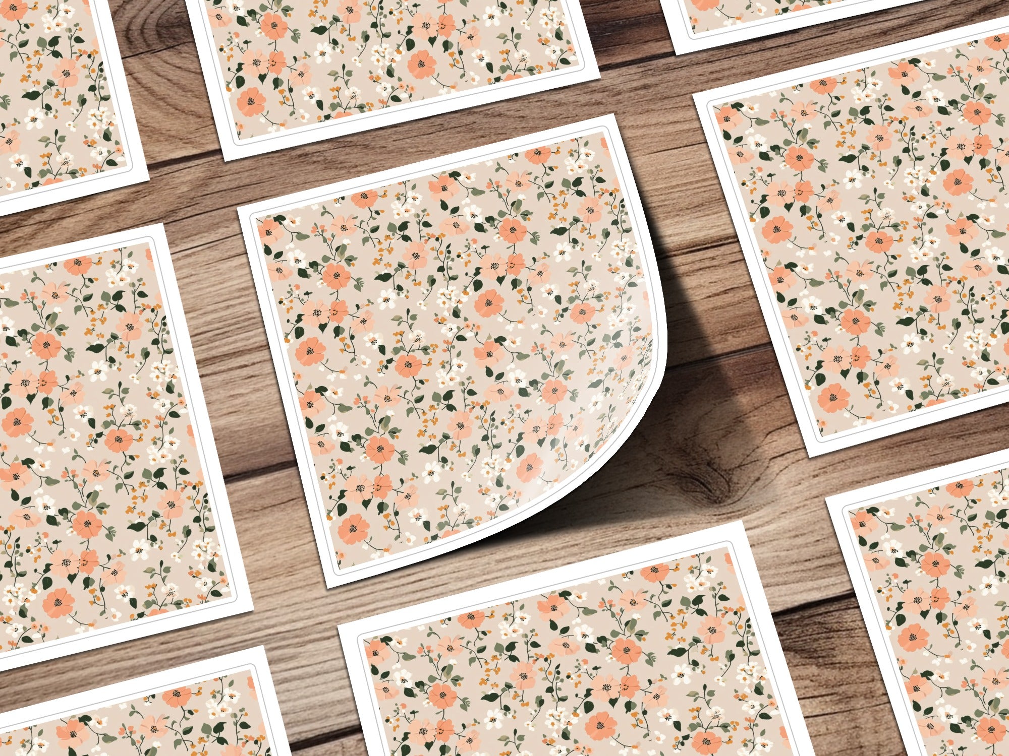 Spring Pastel Patterns Pastel Ditsy Flower Backgrounds - Moore and Mountain