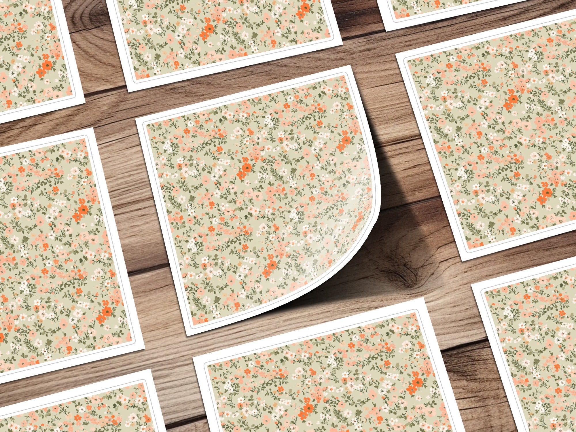 Spring Pastel Patterns Tiny Ditsy Flower Backgrounds Digital - Moore and Mountain