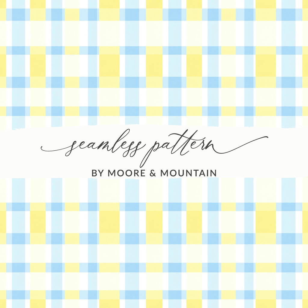 Seamless Pattern by Moore & Mountain plaid design