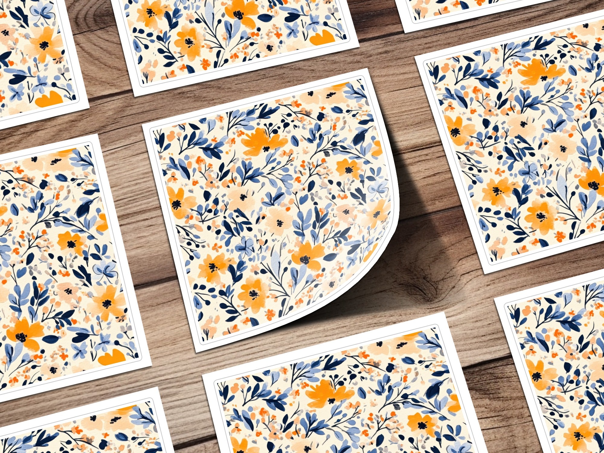 Vibrant Floral Artistic Design Print for Home Decor