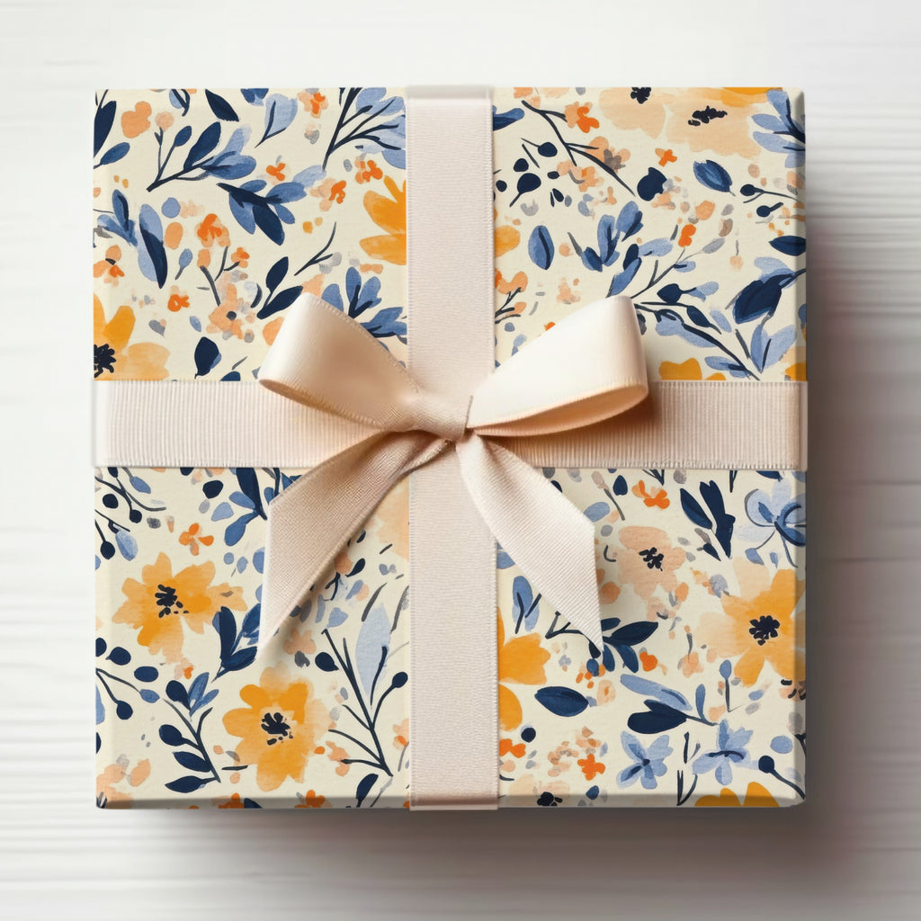 Floral Pastel Gift Box with Bow for Special Occasions
