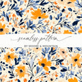 Seamless Floral Pattern by Moore & Mountain Design