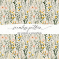 Floral Garden Seamless Pattern by Moore and Mountain