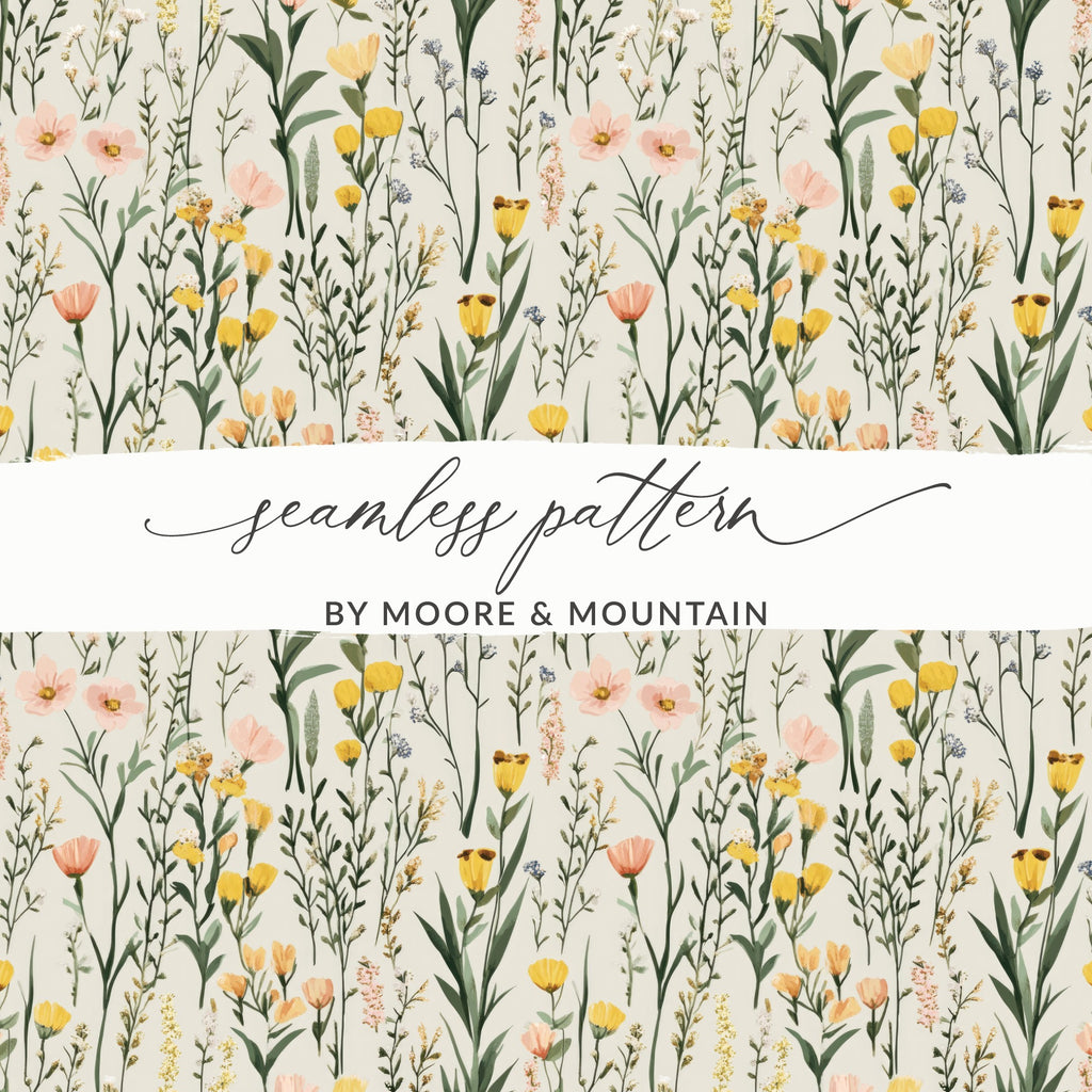 Floral and Botanical Seamless Pattern Design