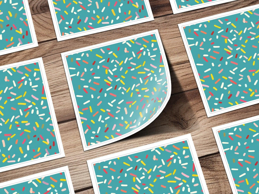 Sprinkle Digital Paper, Donut Sprinkles Seamless Pattern, Fun Colorful Texture, Digital Download, Scrapbooking Paper, Backgrounds - Moore and Mountain