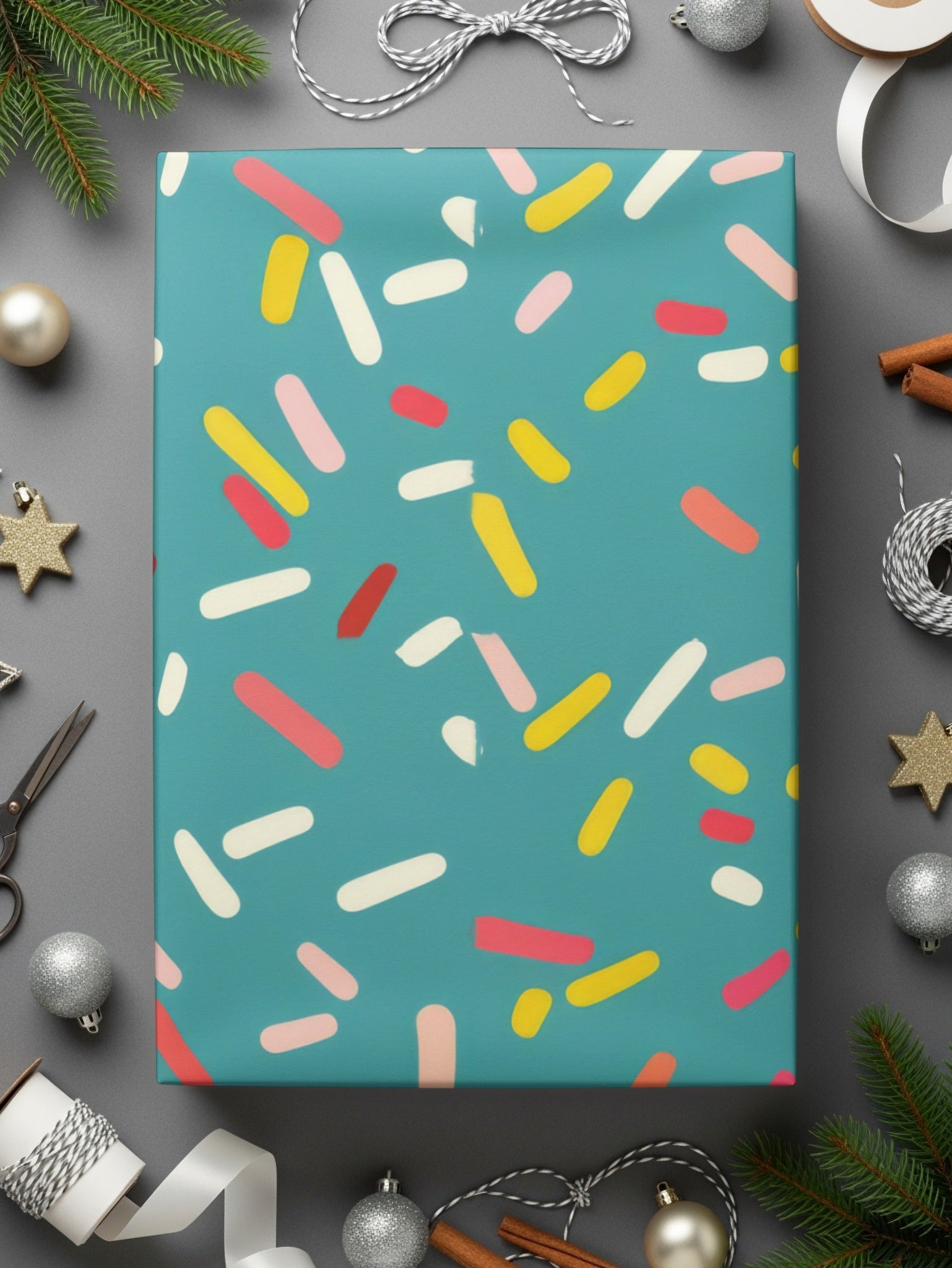 Sprinkle Digital Paper, Donut Sprinkles Seamless Pattern, Fun Colorful Texture, Digital Download, Scrapbooking Paper, Backgrounds - Moore and Mountain