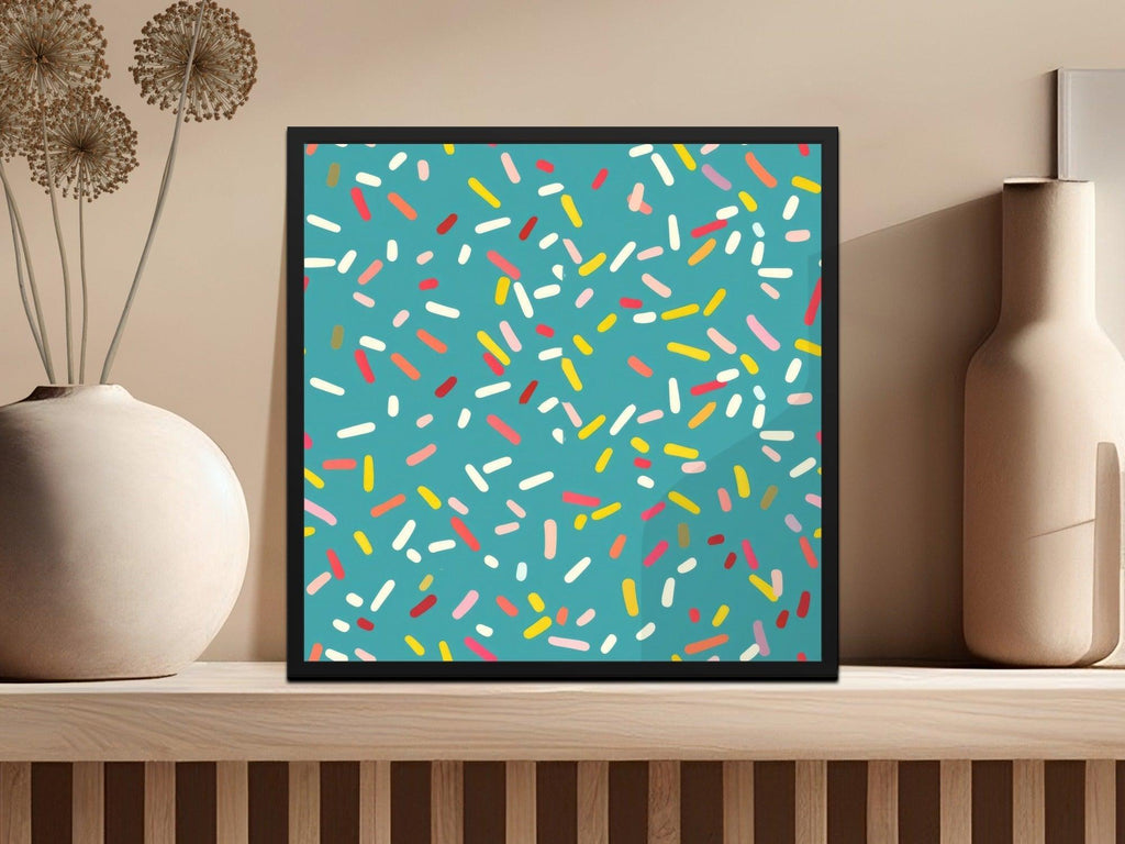 Sprinkle Digital Paper, Donut Sprinkles Seamless Pattern, Fun Colorful Texture, Digital Download, Scrapbooking Paper, Backgrounds - Moore and Mountain