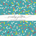 Sprinkle Digital Paper, Donut Sprinkles Seamless Pattern, Fun Colorful Texture, Digital Download, Scrapbooking Paper, Backgrounds - Moore and Mountain