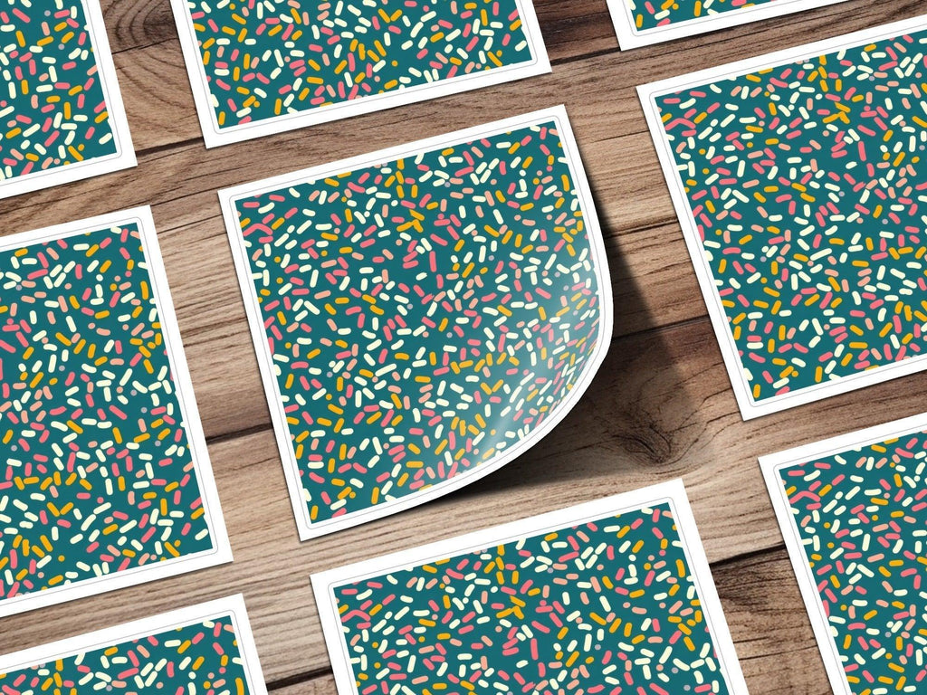 Sprinkles Digital Paper, Seamless Texture, Party Background, Confetti Pattern, Colorful Digital Download, Scrapbooking Paper, Fabric Print - Moore and Mountain