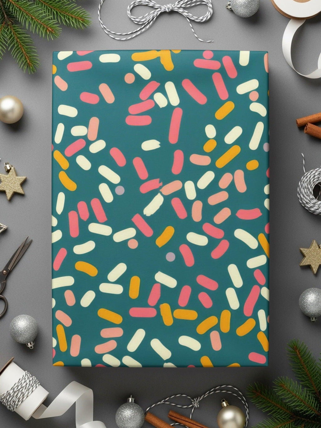 Sprinkles Digital Paper, Seamless Texture, Party Background, Confetti Pattern, Colorful Digital Download, Scrapbooking Paper, Fabric Print - Moore and Mountain