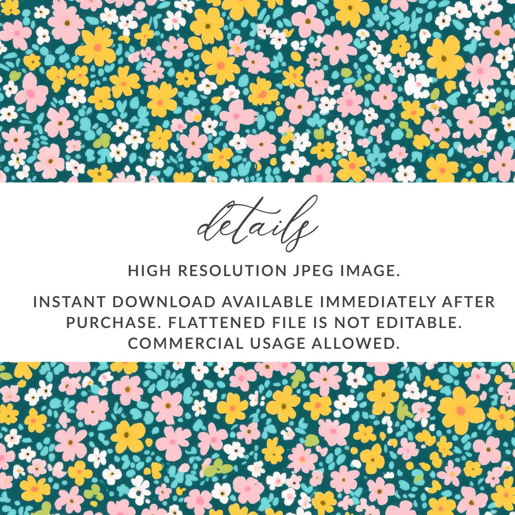 Vibrant Floral Pattern High Resolution JPEG Image