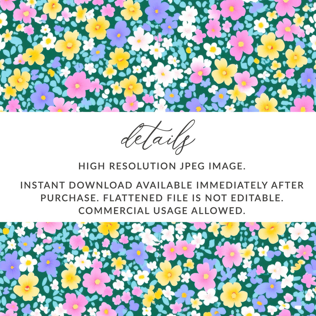 Colorful Floral High Resolution JPEG Image for Download