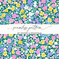 Vibrant Floral Seamless Pattern by Moore and Mountain