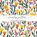 Floral Seamless Pattern by Moore & Mountain Design