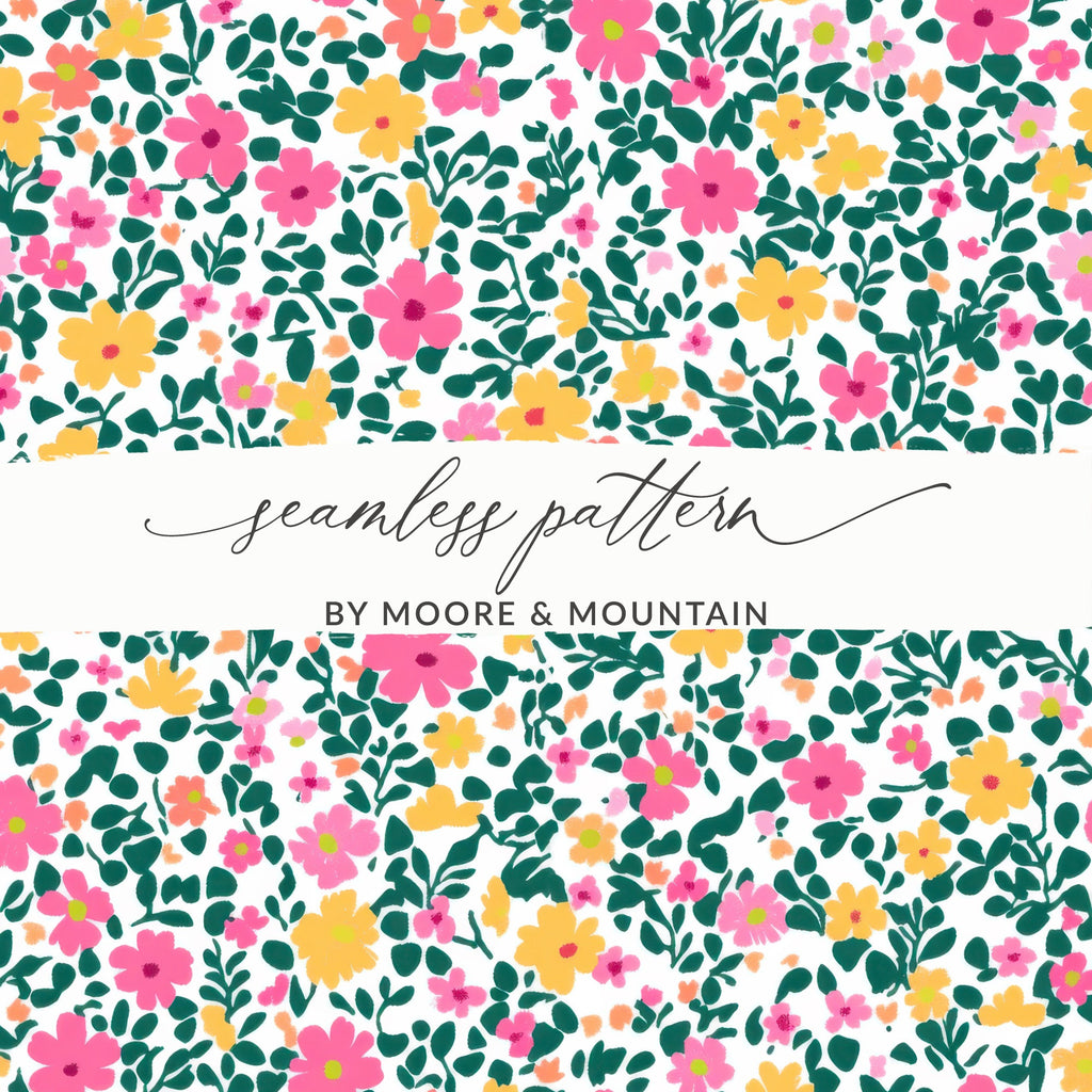 Seamless Pattern by Moore & Mountain Floral Design
