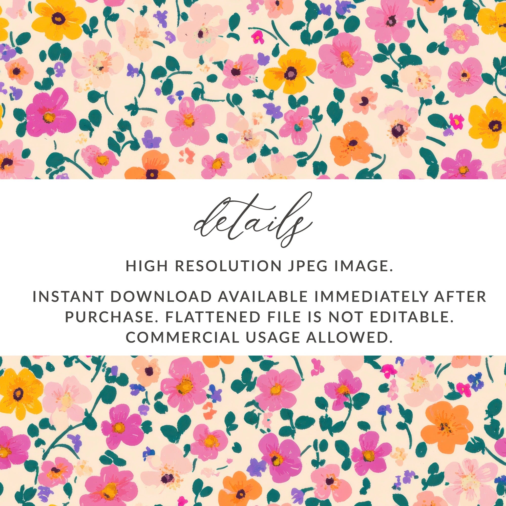 High Resolution Floral Pattern JPEG Image Download