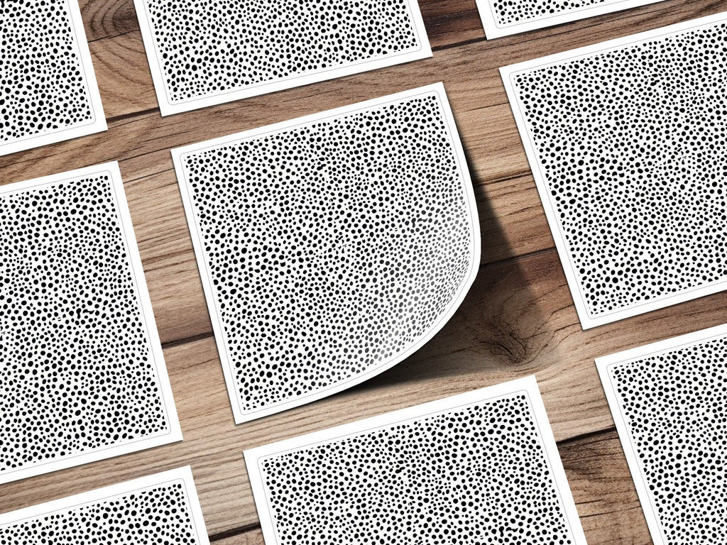 Tiny Black and White Dots Seamless Pattern Doodle Dots Background - Moore and Mountain