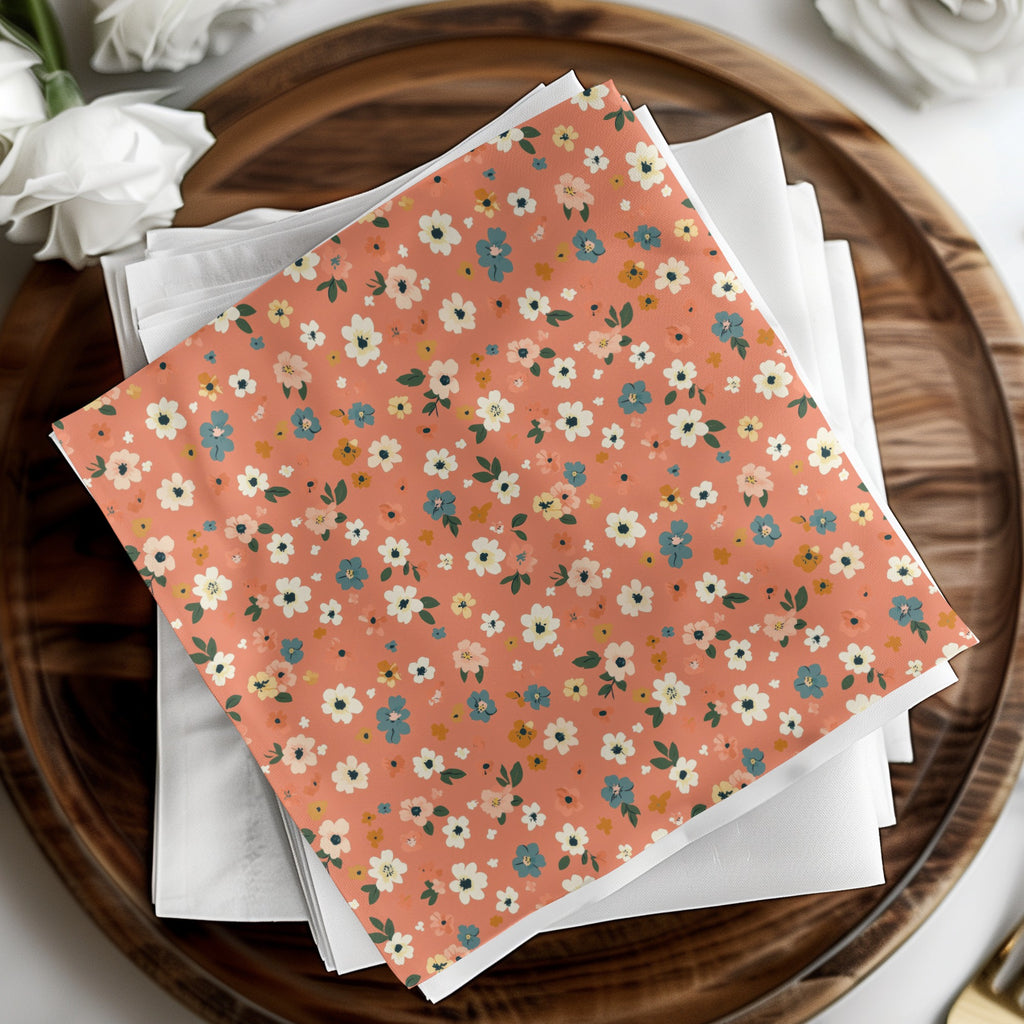 Tiny Ditsy Flower Backgrounds Seamless Pattern Digital - Moore and Mountain