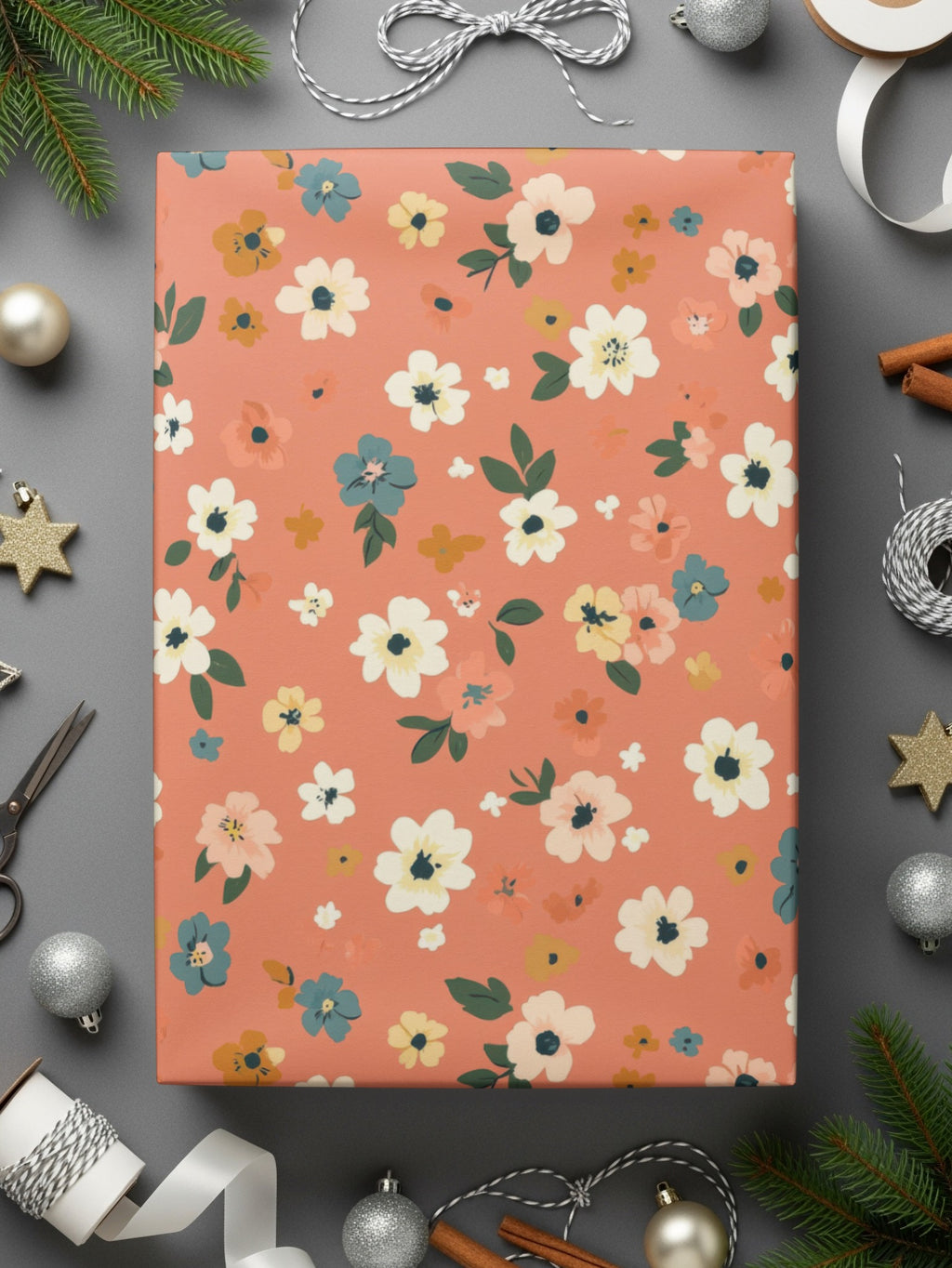Tiny Ditsy Flower Backgrounds Seamless Pattern Digital - Moore and Mountain