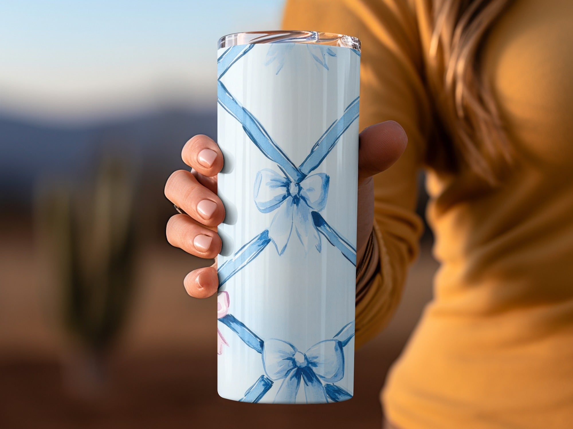 Trellis Ribbon Bow Pattern Seamless Grandmillenial Digital - Moore and Mountain