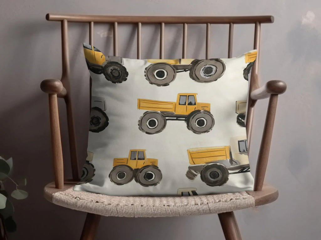 Truck Seamless Pattern Digital, Construction Vehicles Digital Paper, Boys Room Decor Fabric Design, Kids Scrapbooking, 2 JPEG Files - Moore and Mountain