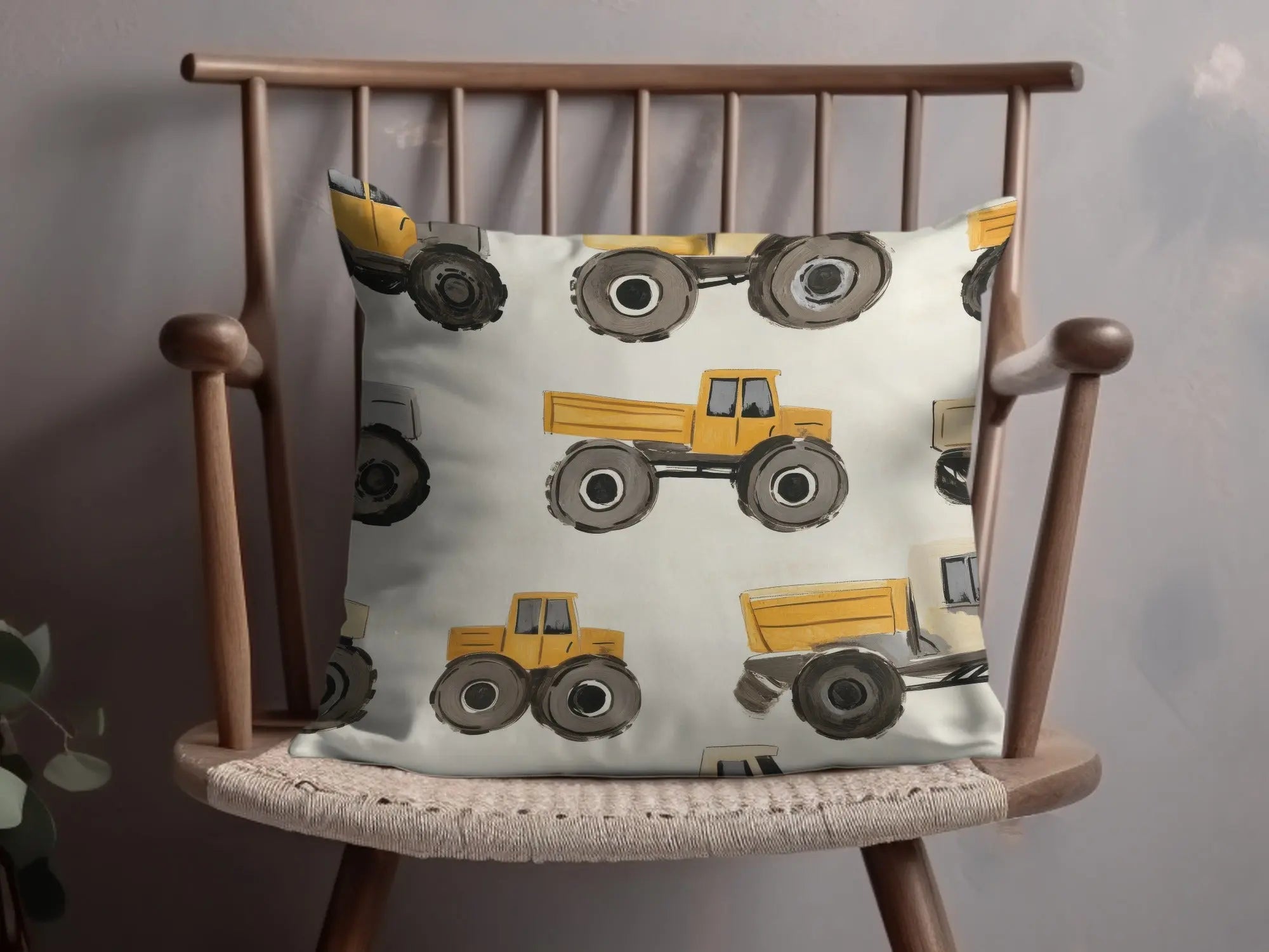 Truck Seamless Pattern Digital, Construction Vehicles Digital Paper, Boys Room Decor Fabric Design, Kids Scrapbooking, 2 JPEG Files - Moore and Mountain
