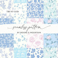 Trust God Seamless Pattern by Moore & Mountain Product
