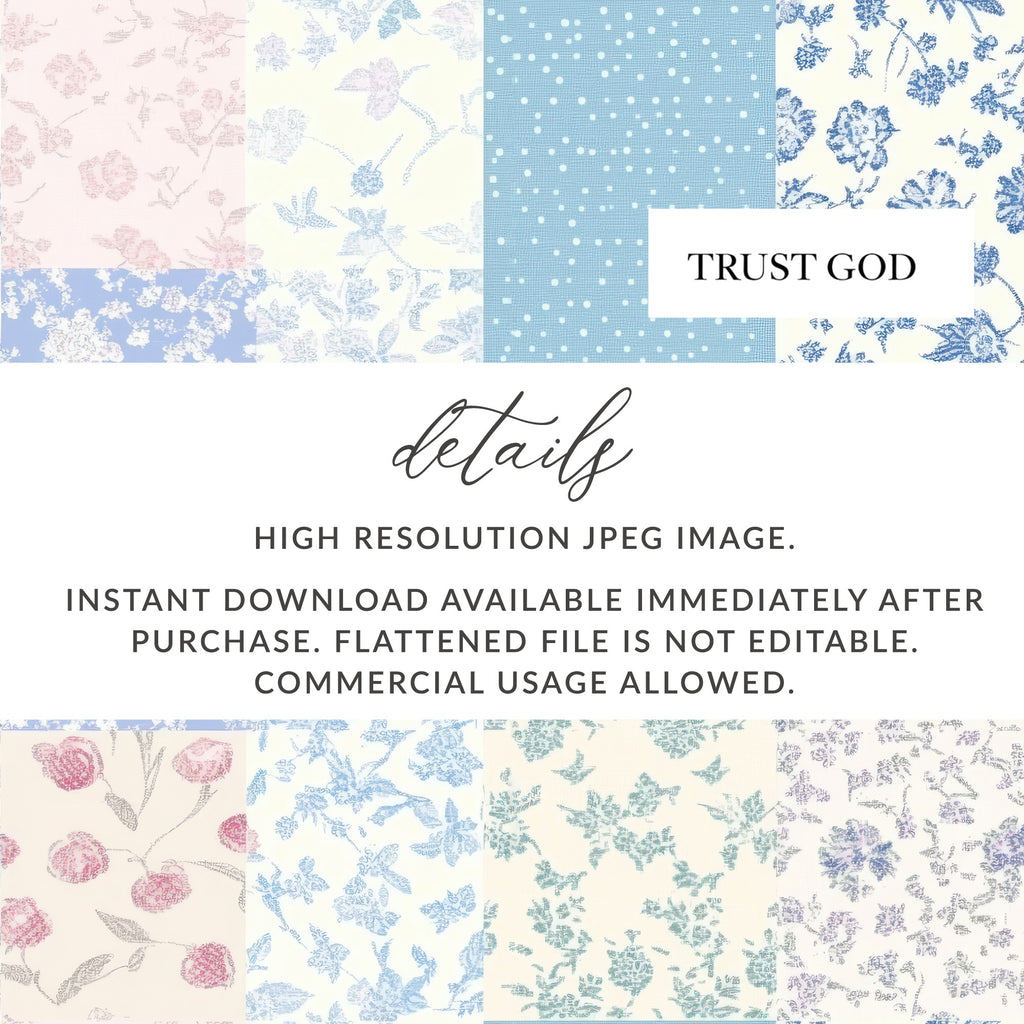 Trust God High Resolution JPEG Instant Download Image