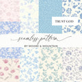 Trust God Seamless Pattern by Moore & Mountain Design