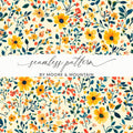 Seamless Floral Pattern by Moore and Mountain