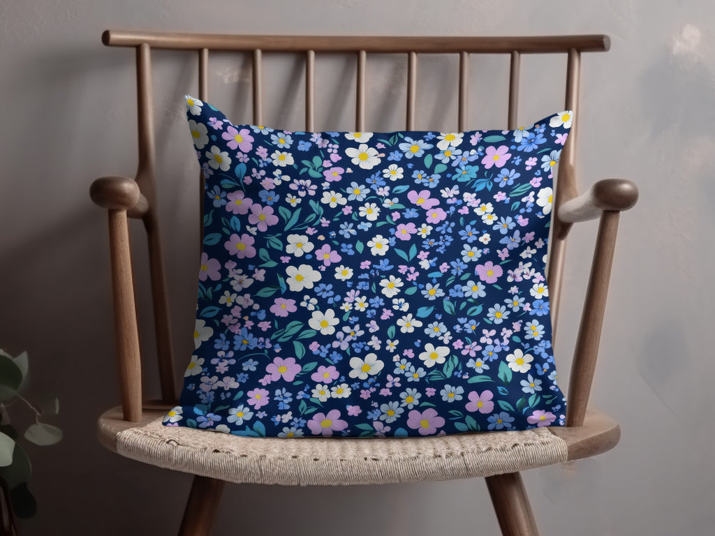 Floral Pattern Decorative Cushion for Home Decor