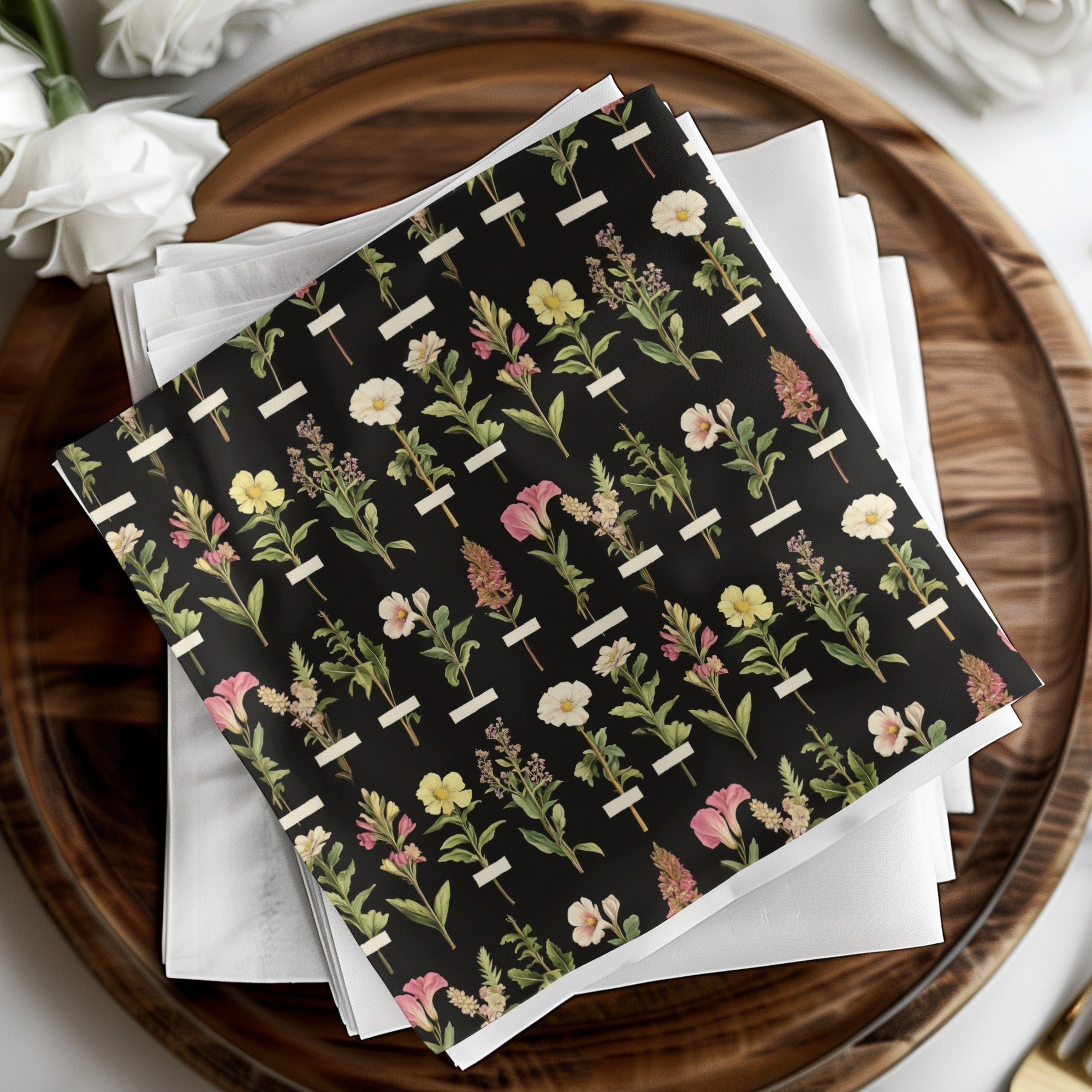 Vintage Floral Seamless Pattern Digital, Flower Background, Botanical Design, Fabric Print, Scrapbooking Paper, Floral Digital - Moore and Mountain